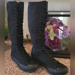 CONVERSE CT BLACK-Knee High sneakers UNISEX